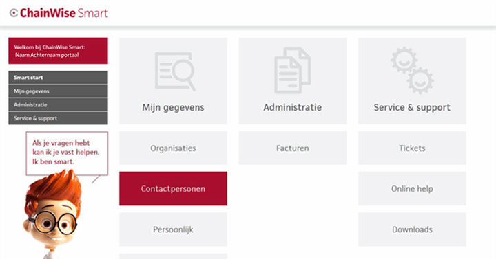 We hebben het ChainWise portaal opgefrist.
